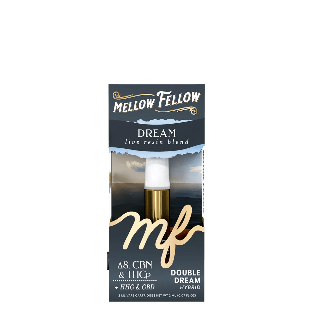Dream Blend 2ml Live Resin Vape Cartridge - Double Dream (Hybrid) - Mellow Fellow