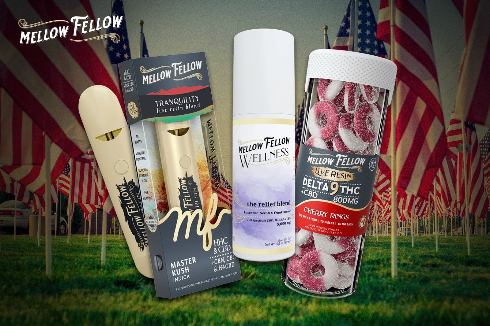 Mellow Fellow Cannabis Products for Veteran's Day
