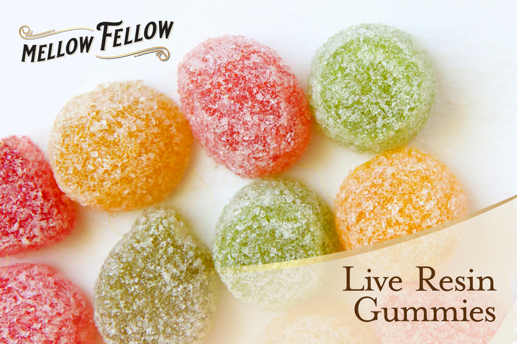 Assorted gummies from Mellow Fellow