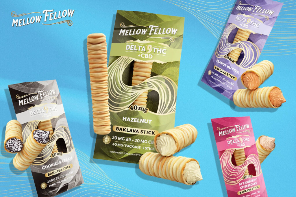 Delta 9 THC + CBD Baklava Sticks: The Edible That Brings Dessert Vibes - Mellow Fellow