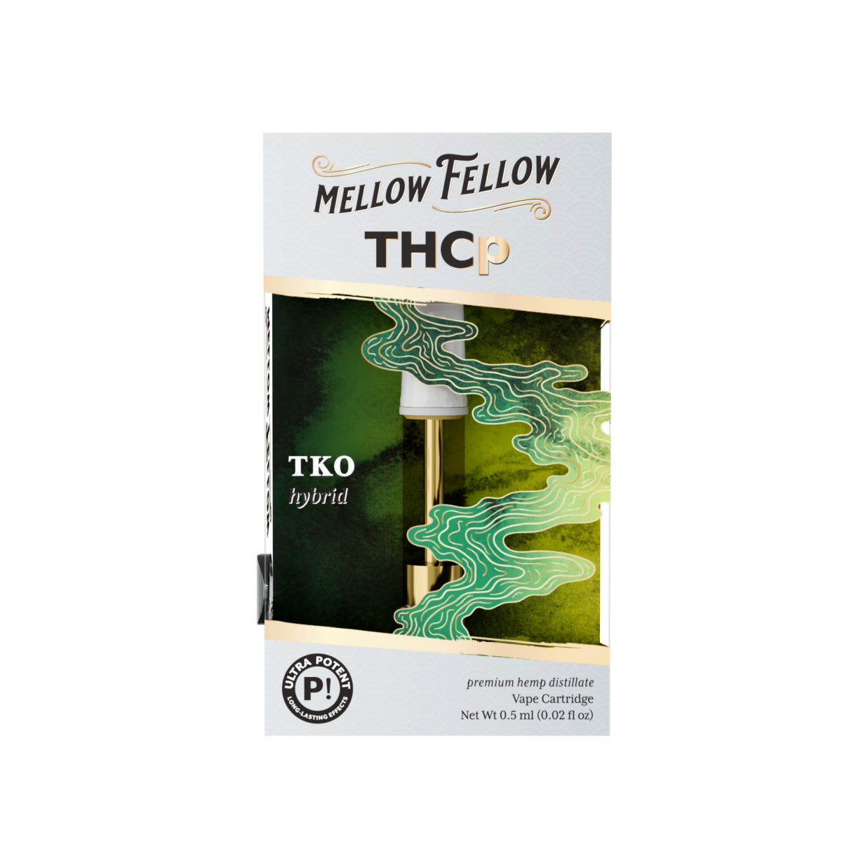 THCp 0.5ml Vape Cartridge - TKO (Hybrid) - Mellow Fellow