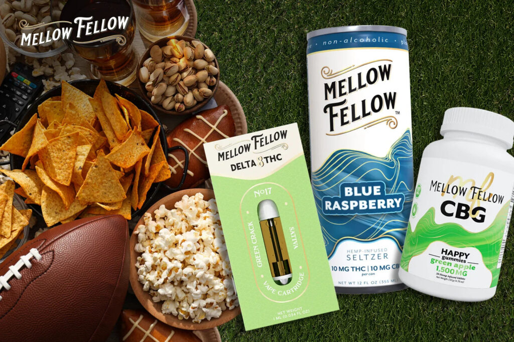 Best Delta 8 Products to Prep for the Super Bowl - Mellow Fellow