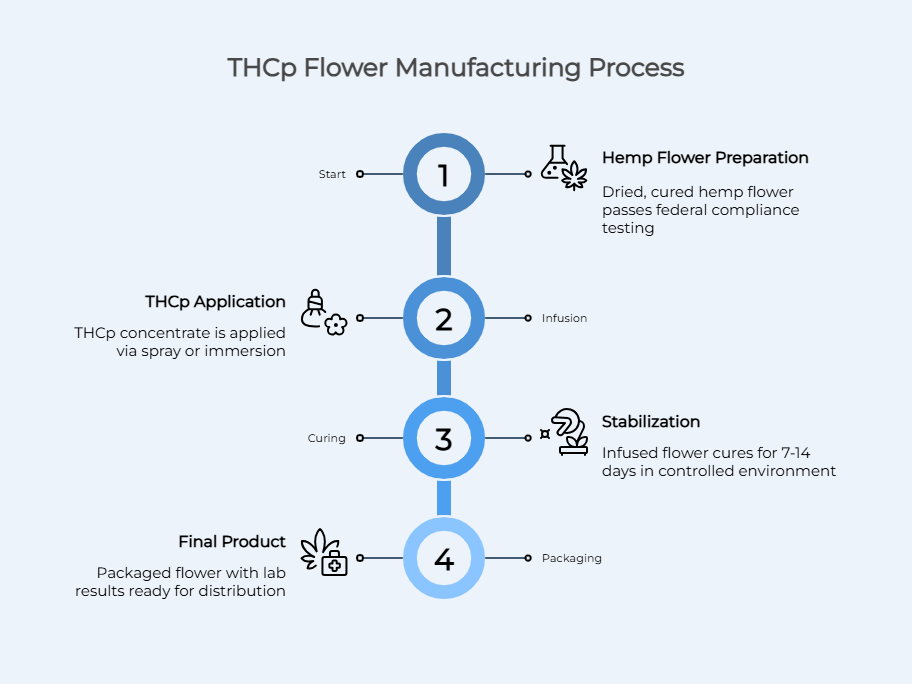 How THCP flower is made
