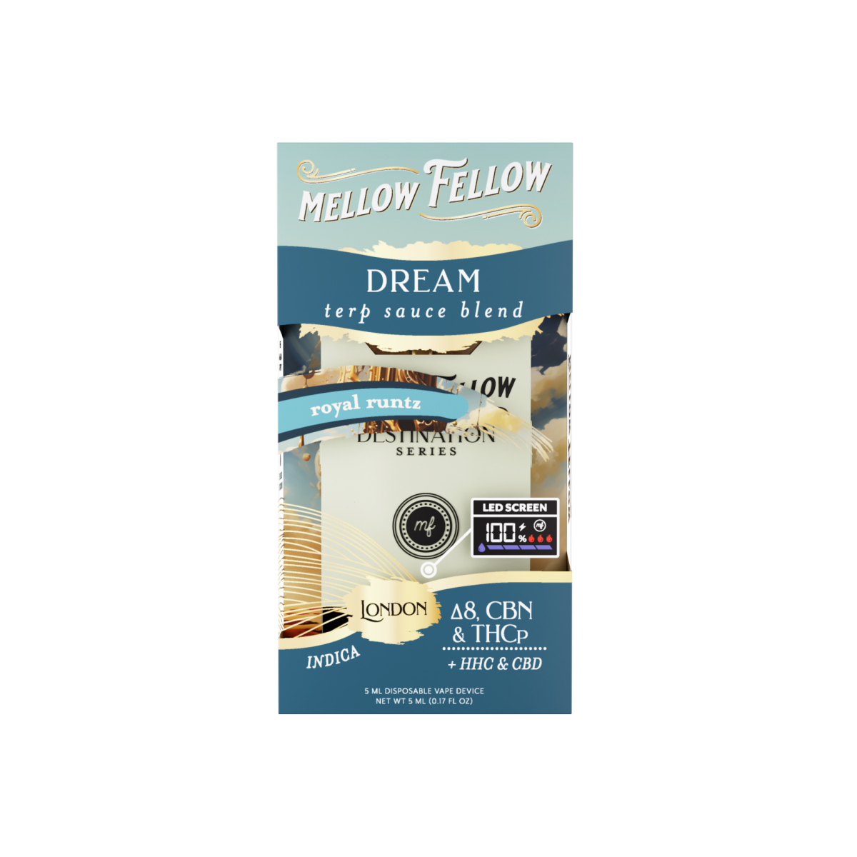 Dream Blend - Terp Sauce 5ml Disposable Vape - Royal Runtz (Indica) - Mellow Fellow