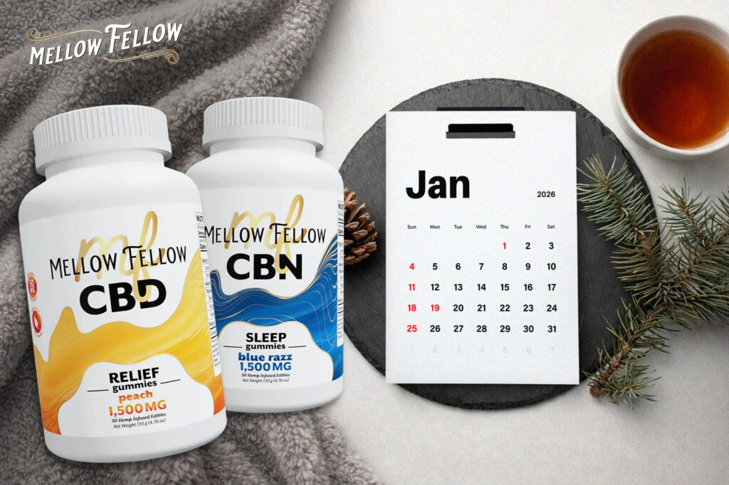 The Best Cannabinoids for Dry January - Mellow Fellow
