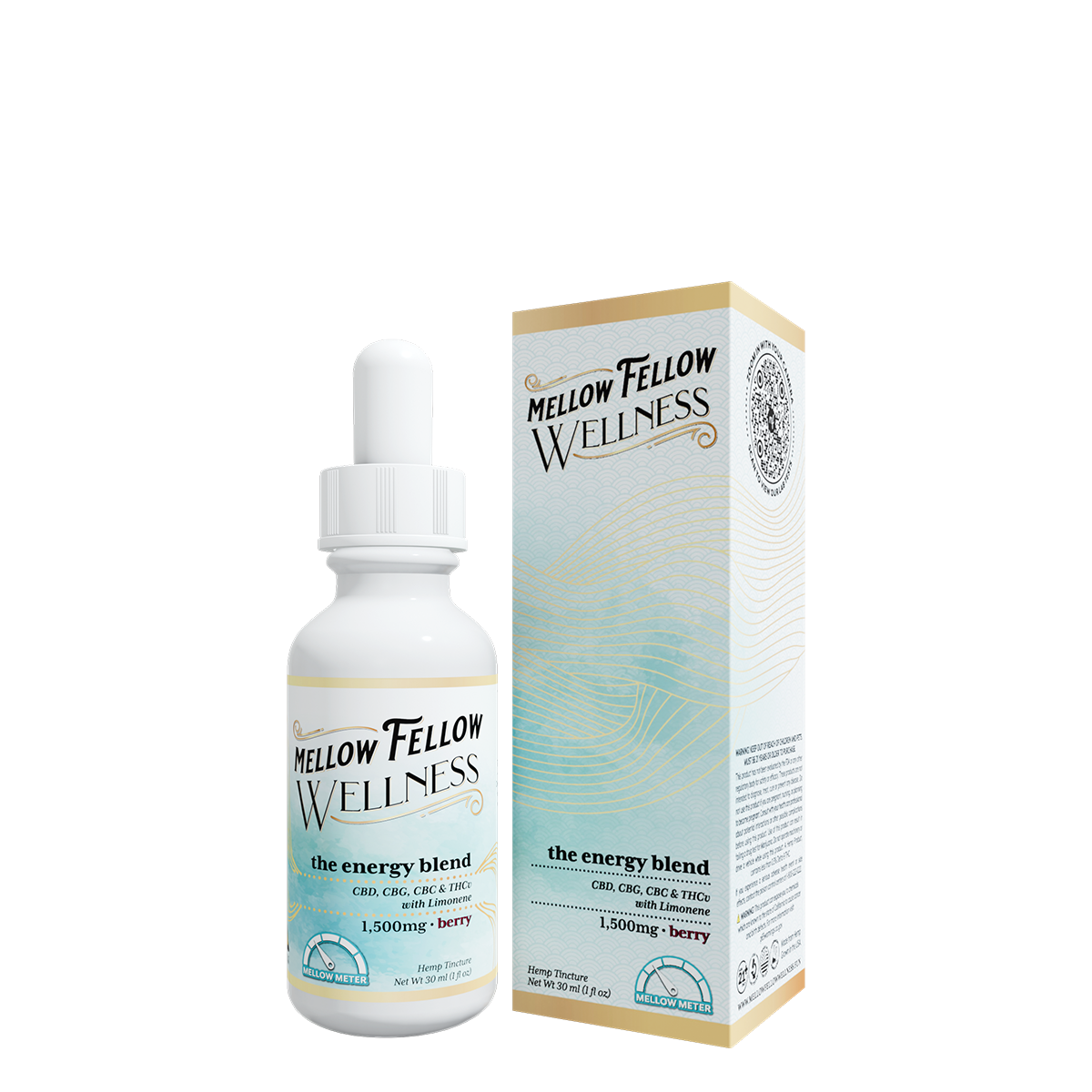 Wellness Tincture - Momentum: The Energy Blend - Berry - 1500mg