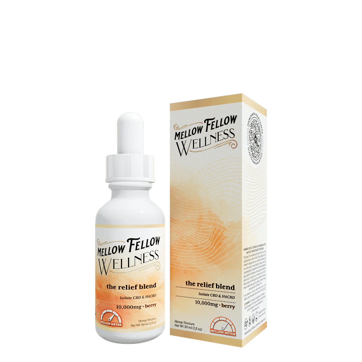 The Relief Blend CBD Tincture - 10,000mg - Berry - Mellow Fellow
