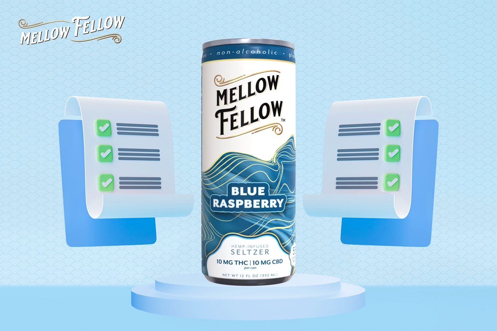 Blue Razz Seltzer