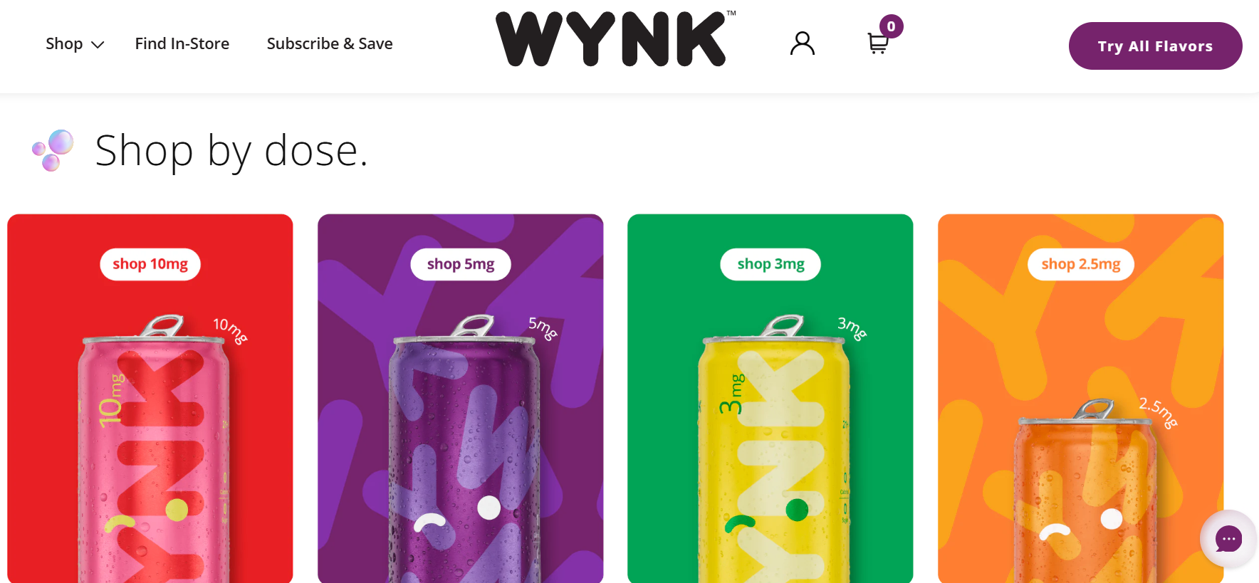 Wynk THC beverages