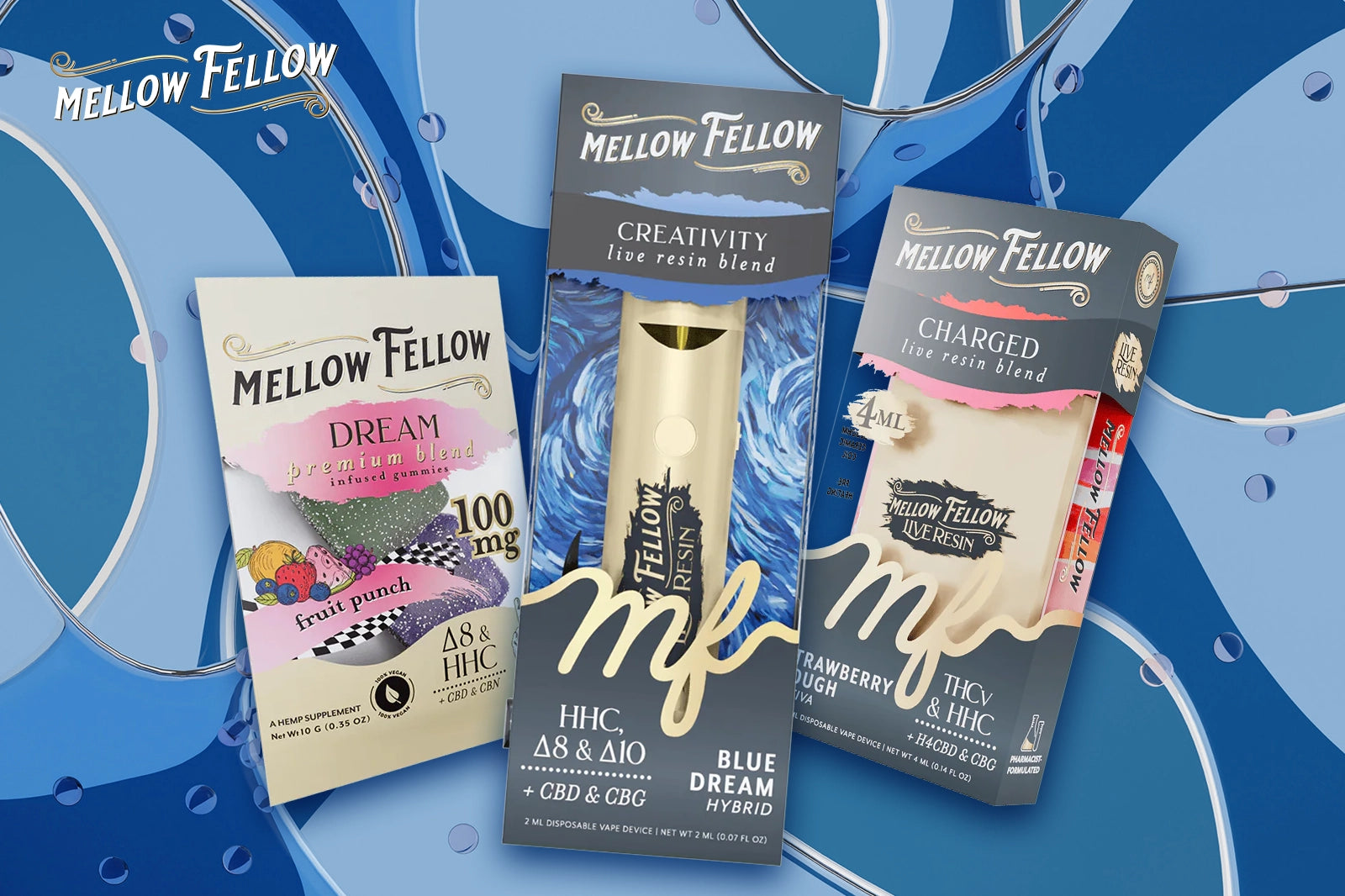 Mellow Fellow Live Resin products