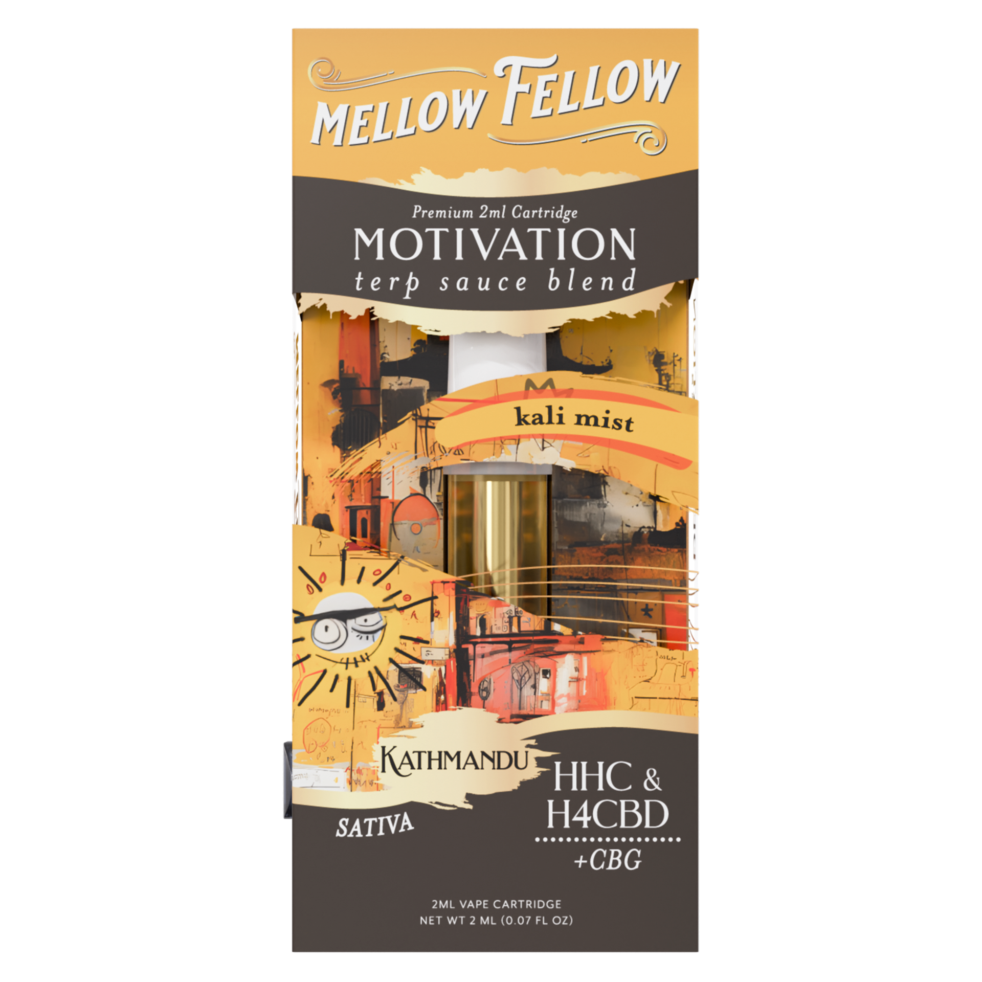 Kathmandu Motivation Blend - Terp Sauce 2ml Vape Cartridge - Kali Mist (Sativa)
