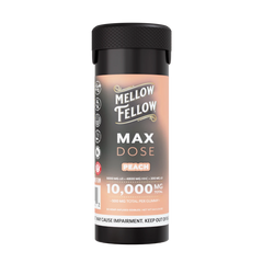Max Dose Gummies - 20 ct 10,000mg - Peach - Mellow Fellow