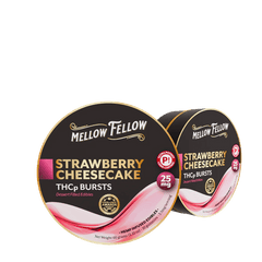 THCp Bursts Edibles - Strawberry Cheesecake - 25mg - Mellow Fellow
