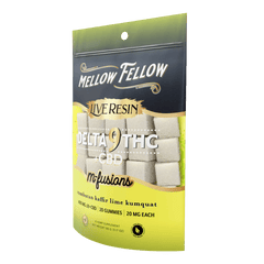Delta 9 Live Resin Edibles 400mg - Rambutan Kaffir Lime Kumquat - Mellow Fellow