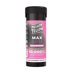 Max Dose Gummies - 20 ct 10,000mg - Strawberry - Mellow Fellow
