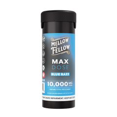 Max Dose Gummies - 20 ct 10,000mg - Blue Razz - Mellow Fellow