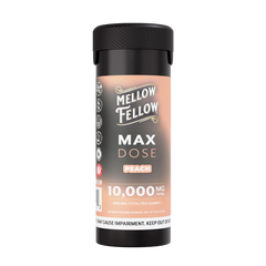 Max Dose Gummies - 20 ct 10,000mg - Peach - Mellow Fellow