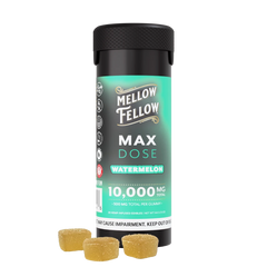 Max Dose Gummies - 20 ct 10,000mg - Watermelon - Mellow Fellow