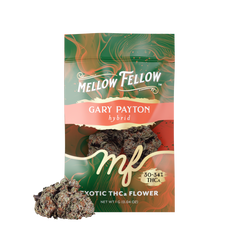 Exotic THCa Flower - 1g Sachets - Gary Payton (Hybrid) - Mellow Fellow
