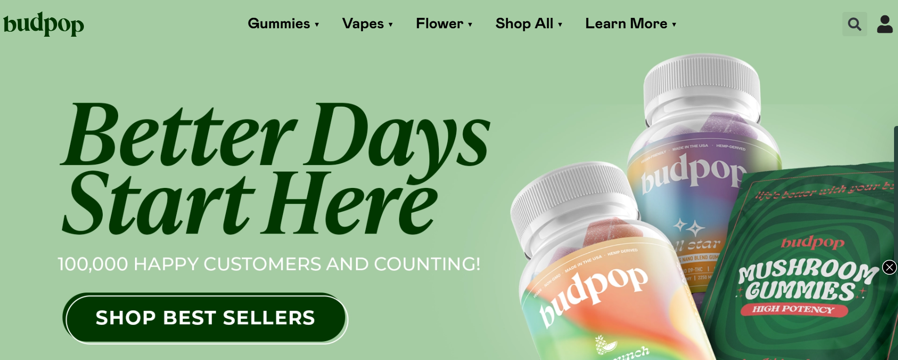 BudPop - Accessible Pricing and Clean Formulations