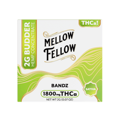 THCa 2g Budder Jar - Bandz (Sativa) - Mellow Fellow