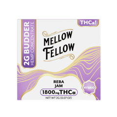 THCa 2g Budder Jar - Reba Jam (Hybrid) - Mellow Fellow
