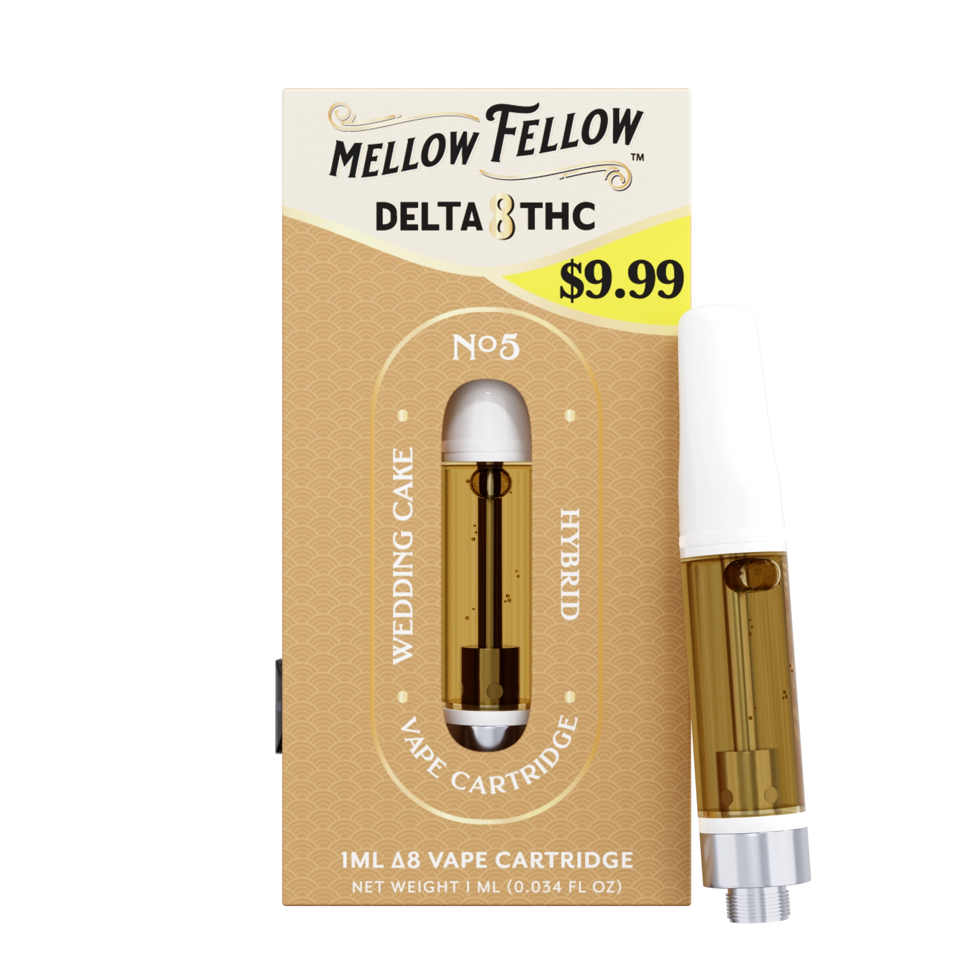 Delta 8 1ml Vape Cartridge - Wedding Cake (Hybrid)