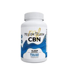 Sleep CBN Gummies - 1500mg - Blue Razz - Mellow Fellow