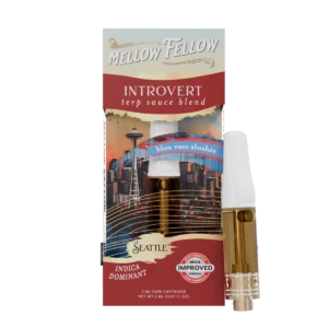 Introvert Blend - Terp Sauce 2ml Vape Cartridge - Blue Razz Slushie (Indica Dom)