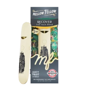 Recover Blend 2ml Live Resin Disposable Vape - Juicy Fruit (Hybrid)