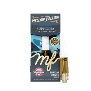 Euphoria Blend 2ml Live Resin Vape Cartridge - Sundae Driver (Hybrid)