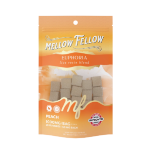Euphoria Blend - Live Resin M-Fusions Edibles - Peach 1000mg