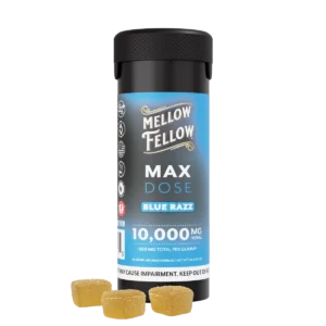 Max Dose Gummies - 20 ct 10,000mg - Blue Razz