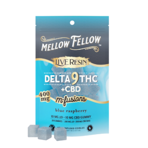 Delta 9 Live Resin Edibles 400mg - Blue Raspberry