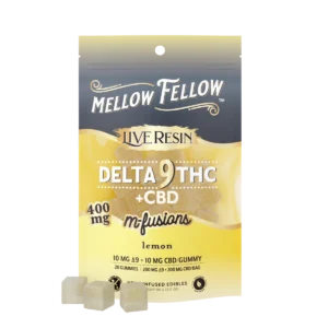 Delta 9 Live Resin Edibles 400mg - Lemon