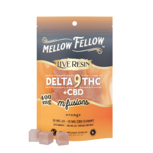 Delta 9 Live Resin Edibles 400mg - Orange