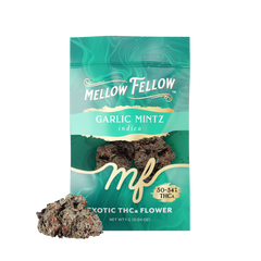 Exotic THCa Flower - 1g Sachets - Garlic Mintz (Indica) - Mellow Fellow