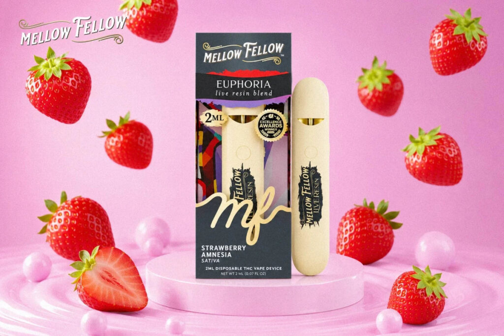 Strawberry Amnesia Strain Review: Effects, Flavor, and Best Products - Mellow Fellow