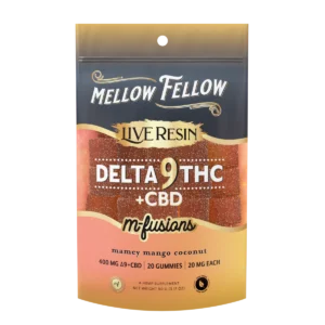 Delta 9 Live Resin Edibles 400mg - Mamey Mango Coconut
