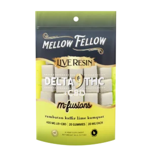 Delta 9 Live Resin Edibles 400mg - Rambutan Kaffir Lime Kumquat
