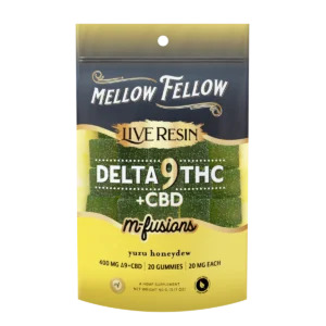 Delta 9 Live Resin Edibles 400mg - Yuzu Honeydew