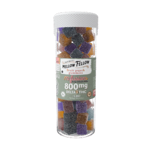 Delta 9 THC M-Fusions Fruit Punch Gummies - 40 Ct. 800mg