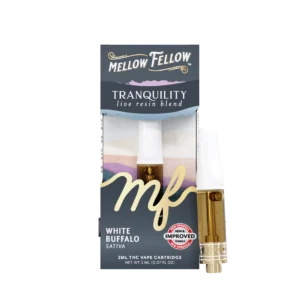Tranquility Blend 2ml Live Resin Vape Cartridge - White Buffalo (Sativa)