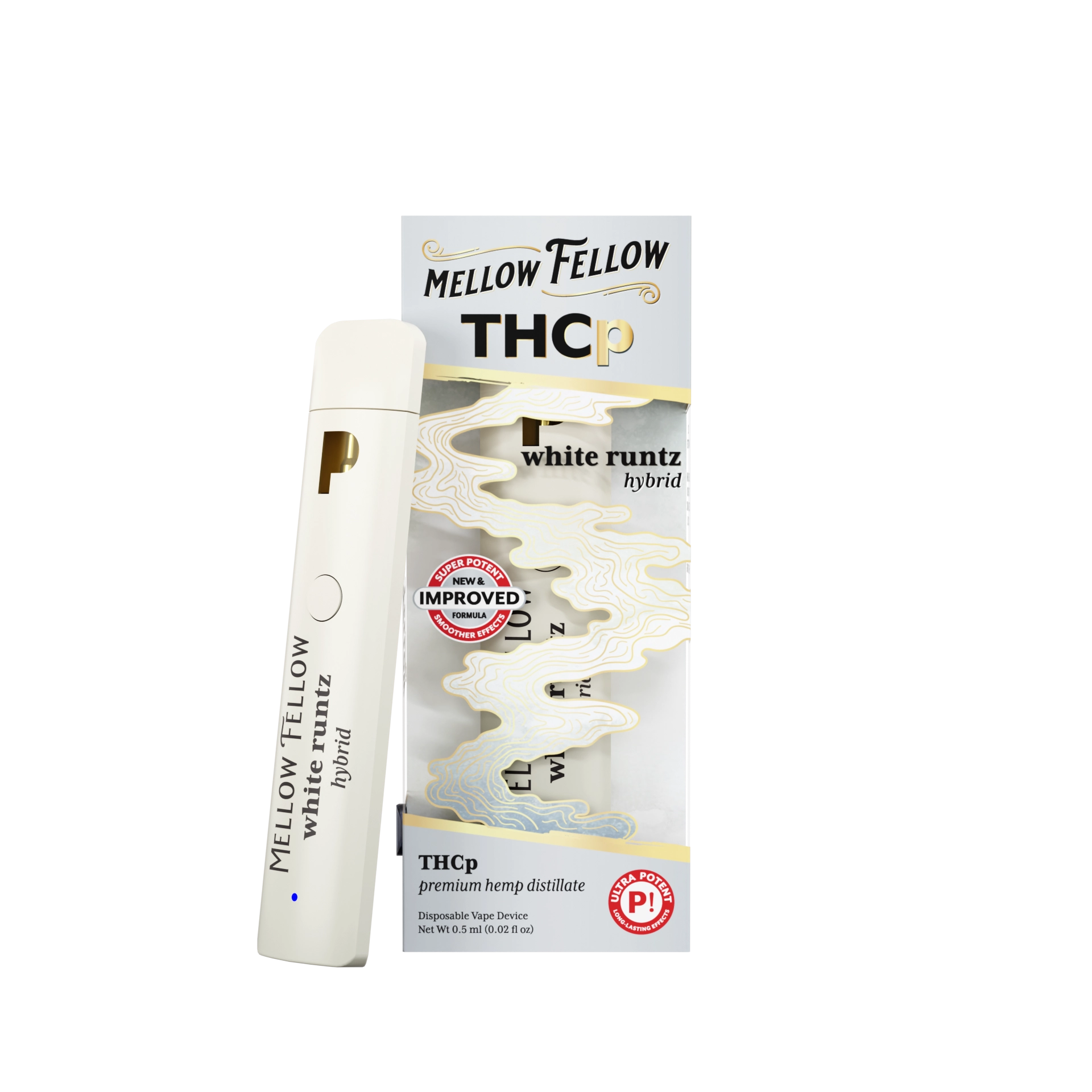 THCp 0.5g Disposable Vape - White Runtz (Hybrid)