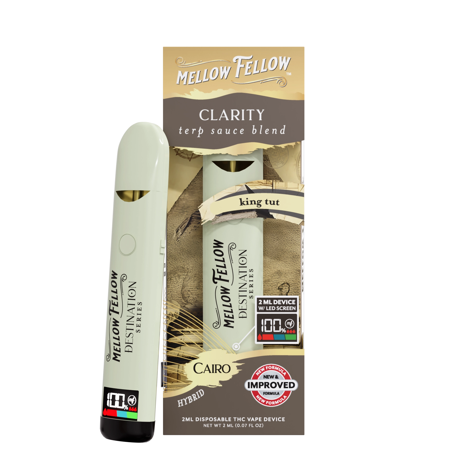 Clarity Blend - Terp Sauce 2ml Disposable Vape - King Tut (Hybrid)