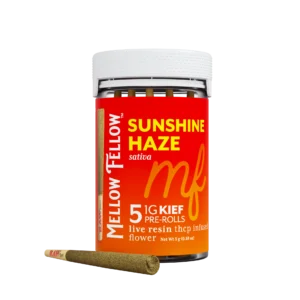THCp 5pc 1g Kief Prerolled Joints - Sunshine Haze (Sativa)