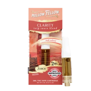 Clarity Blend - Terp Sauce 2ml Vape Cartridge - Red Velvet (Sativa Dom)