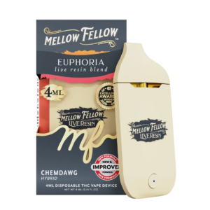 Euphoria Blend 4ml Live Resin Disposable Vape - Chemdawg (Hybrid)