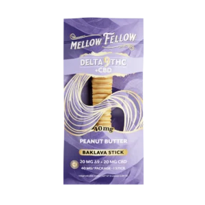 Delta 9 THC + CBD Baklava Stick - Peanut Butter 40mg