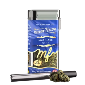 THCp 3.5g Infused Flower + One Hitter - Lava Cake (Hybrid)